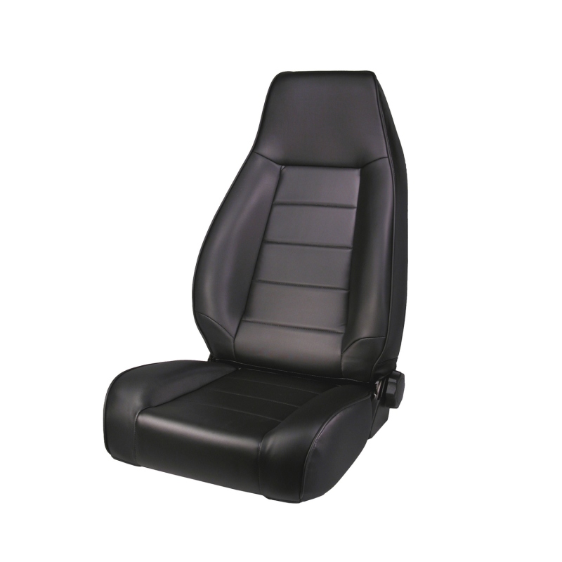 Jeep Wrangler High-Back Front Seat - Rugged Ridge - Reclinable - Black Denim - `97-`02